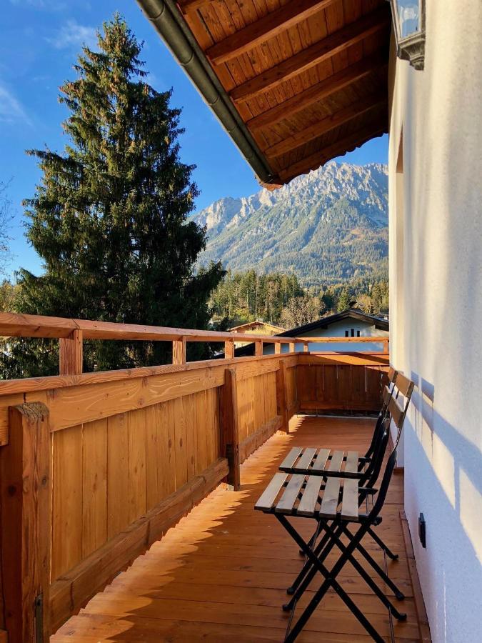 Ferienwohnung Haus Widmann Scheffau am Wilden Kaiser Exterior foto